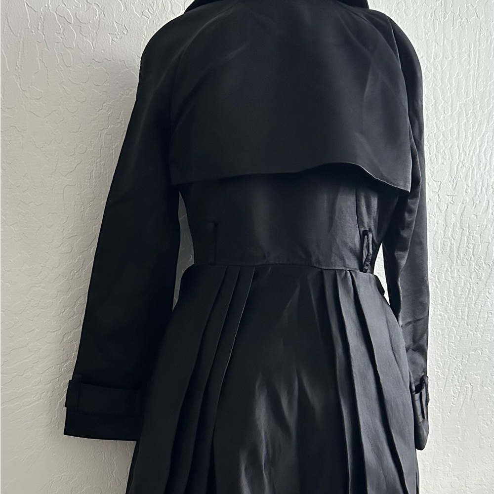 Sofia Kokosalaki Italian Satin Taylored Trench coat - Picture 7 of 14